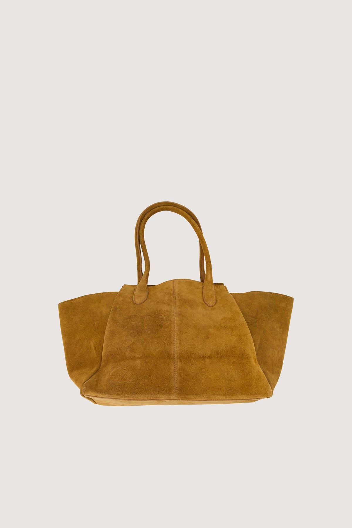 Suède shopper - mid brown