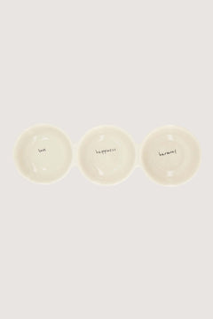 Serveerschaal 'Love Happiness Harmony'