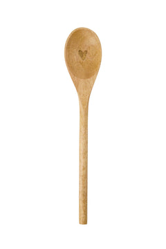 Houten lepel met hartje