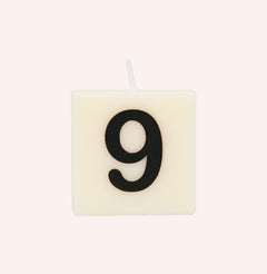Letter kaarsen - 9