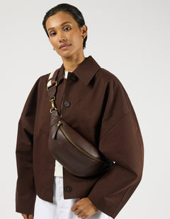 Niko Bum Bag - Chocolate soft grain leather
