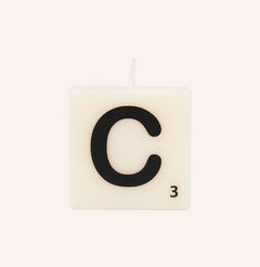 Letter kaarsen - C
