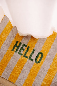 Mat 'Delia' - Touch - 50 x 75 cm 'Hello' - striped