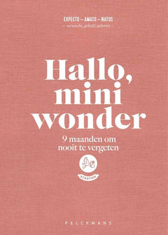 Invulboek - 'Hallo, mini wonder' - 9 maanden om nooit te vergeten