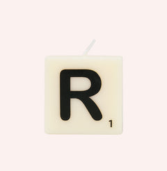 Letter kaarsen - R