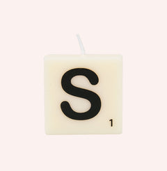 Letter kaarsen - S