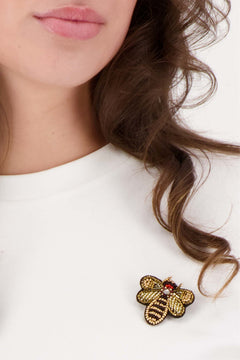 Bijen broche - goud