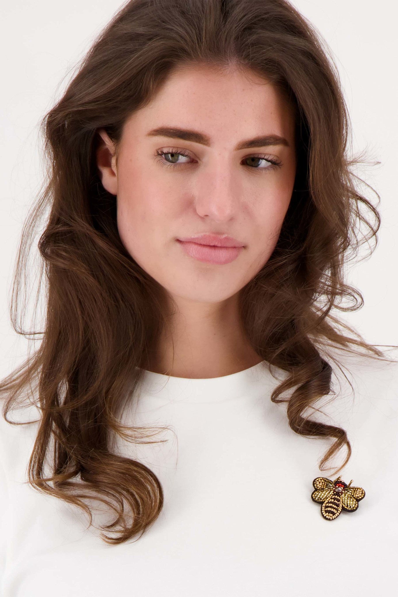 Bijen broche - goud