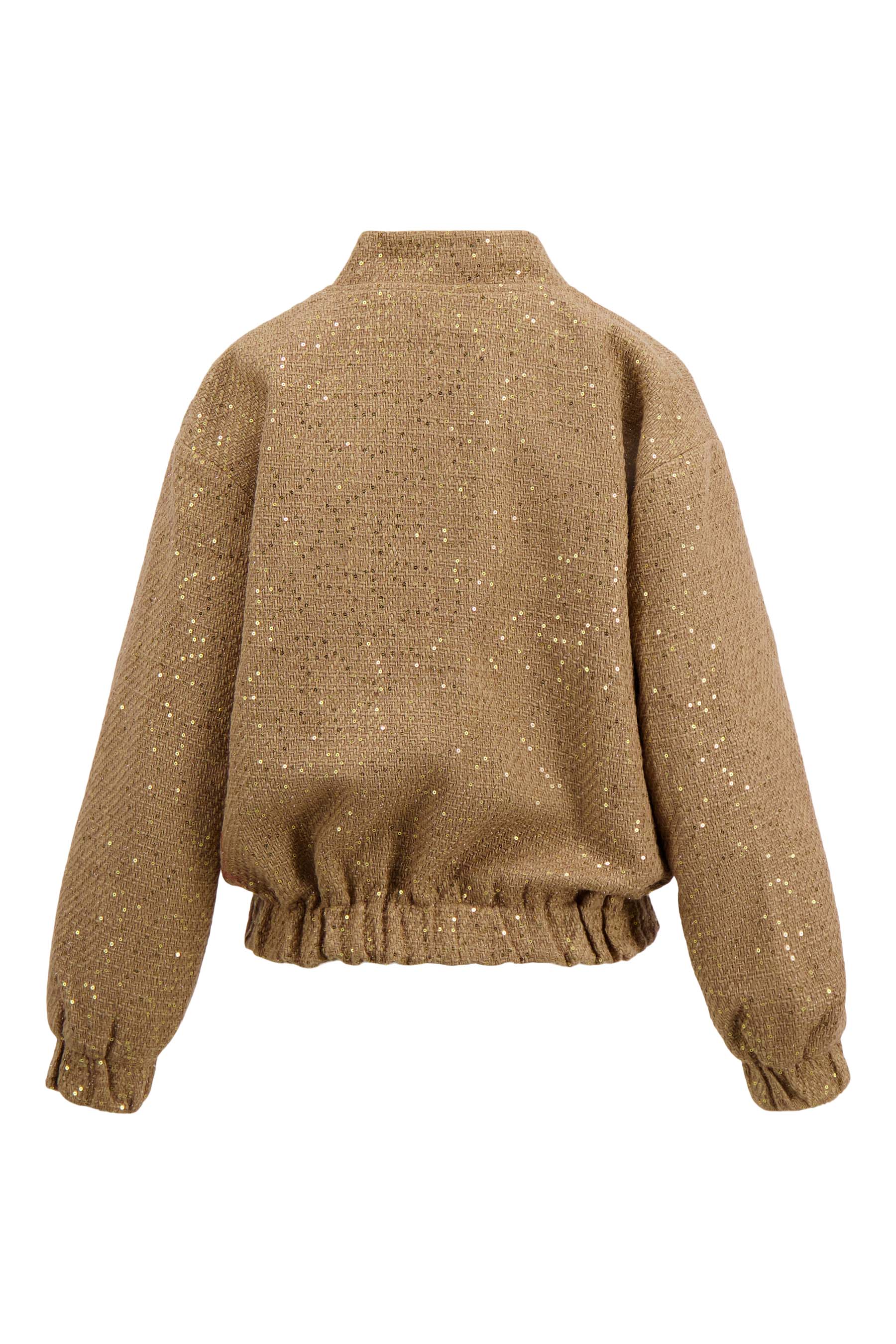 Bomber jasje met sequins