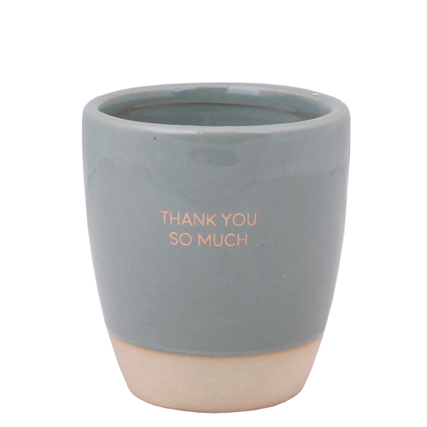 Geurkaars in koffiekopje - 'Thank you so much'