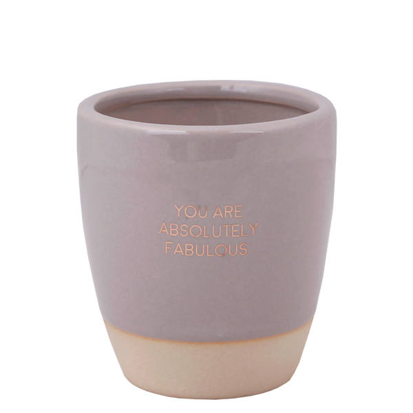 Geurkaars in koffiekopje - 'You are absolutely fabulous'