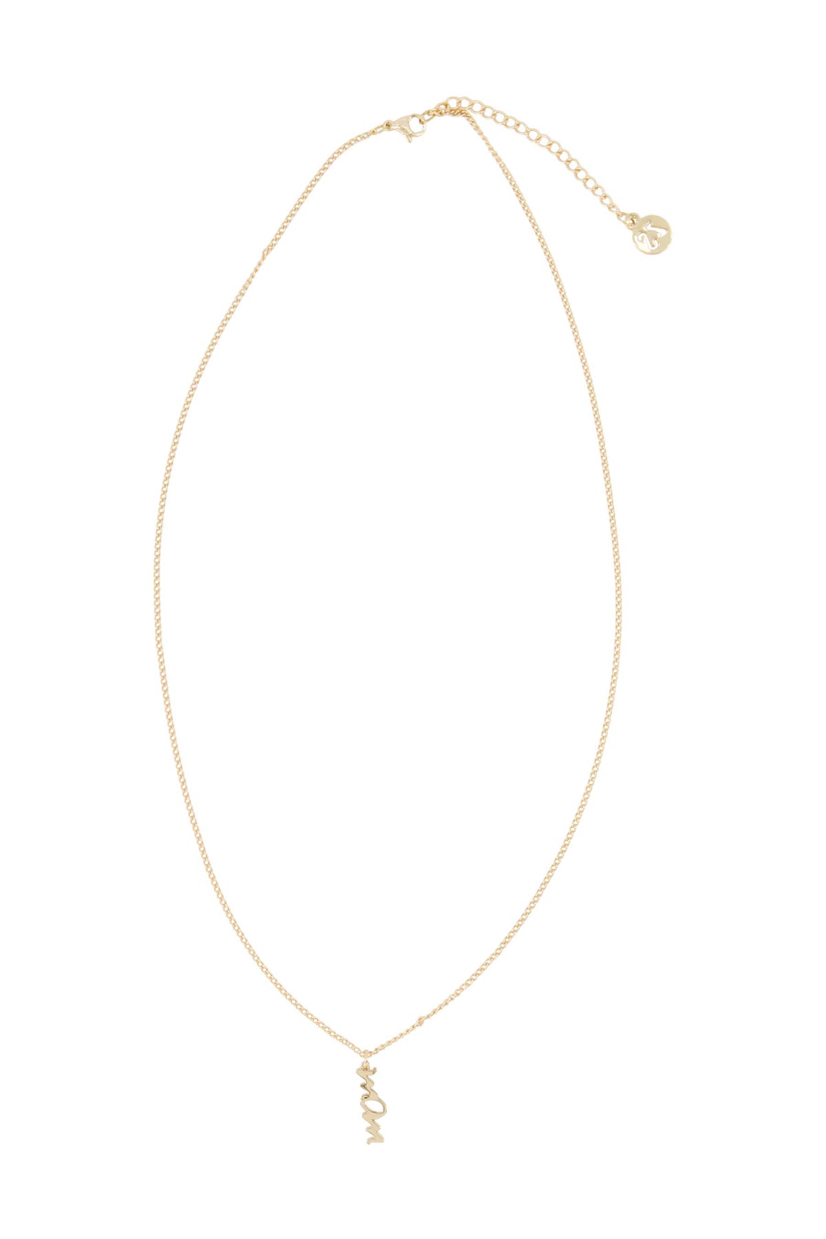 Goudkleurige ketting 'Mom' in doosje