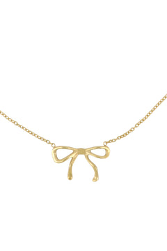 Ketting met strik goud