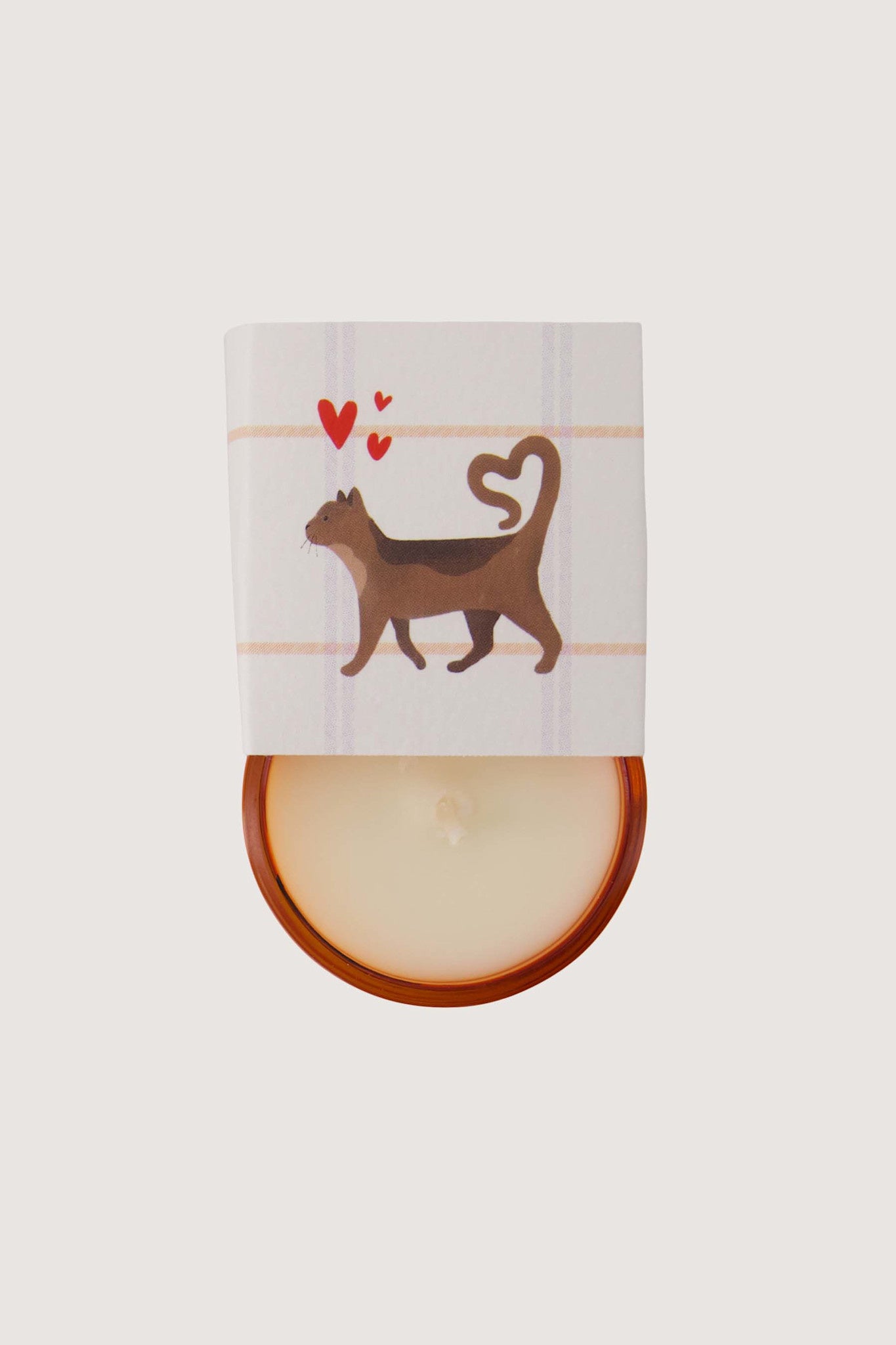 Geurkaarsje in wikkel 'I meow you'