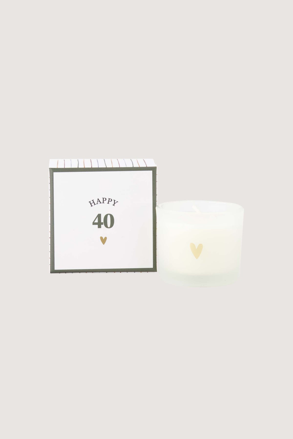 Geurkaars in doosje 'Happy 40'