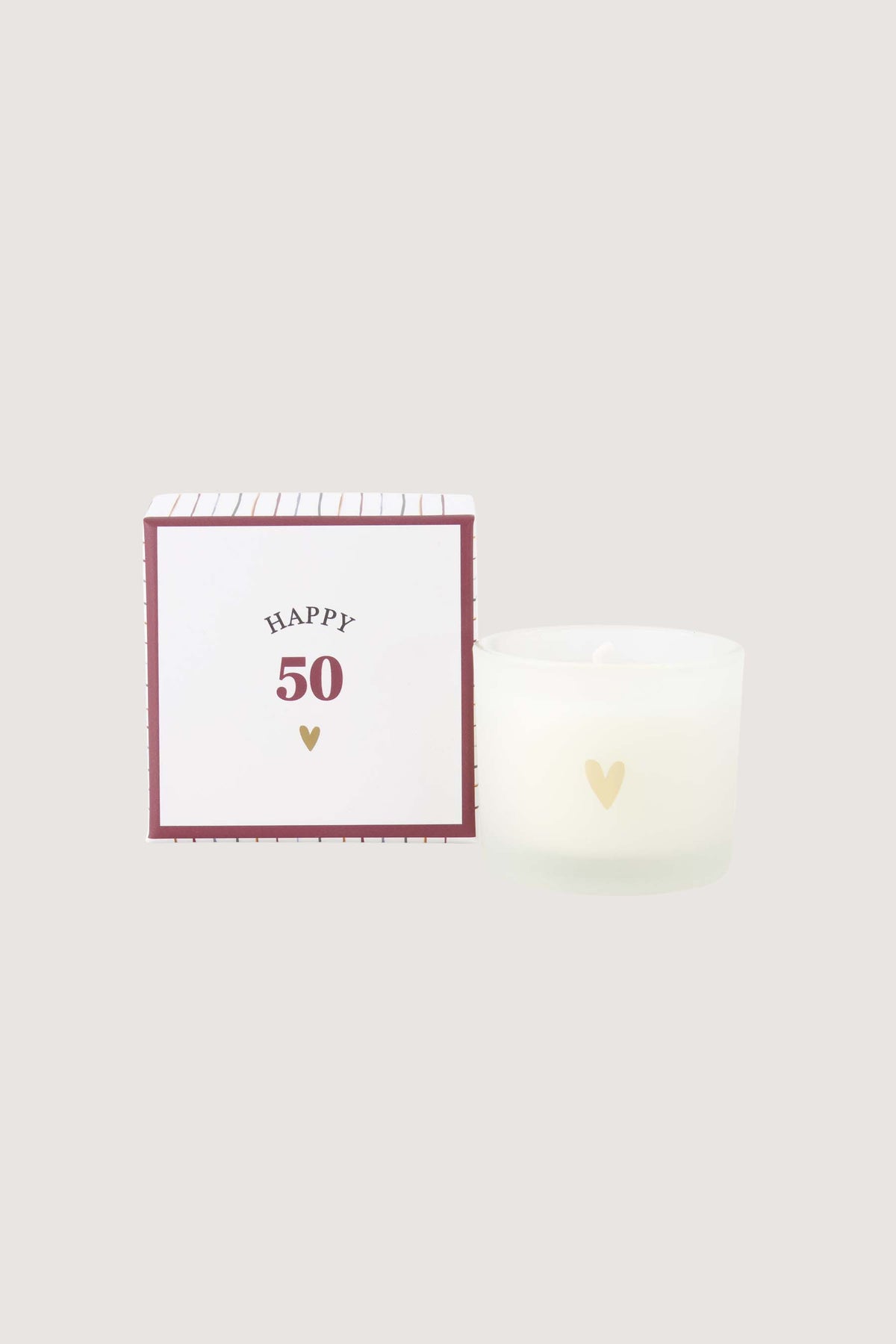 Geurkaars in doosje 'Happy 50'