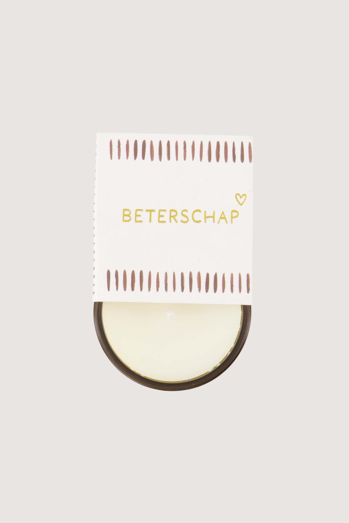 Mini geurkaarsje 'Beterschap'