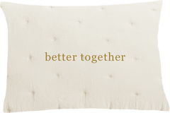 Kussen 'Better together' 25 x 35 cm