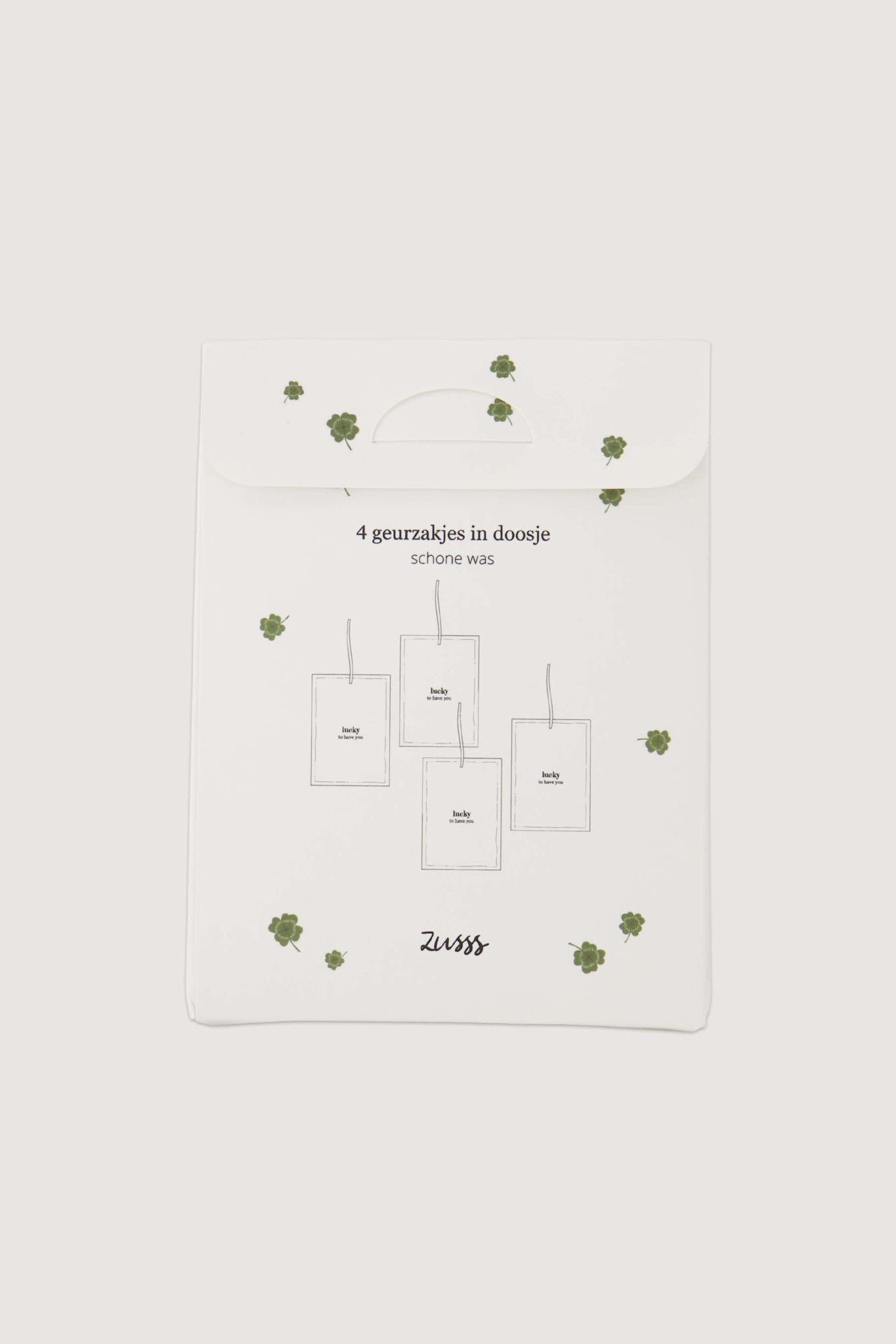 Set van 4 geurzakjes 'lucky to have you'