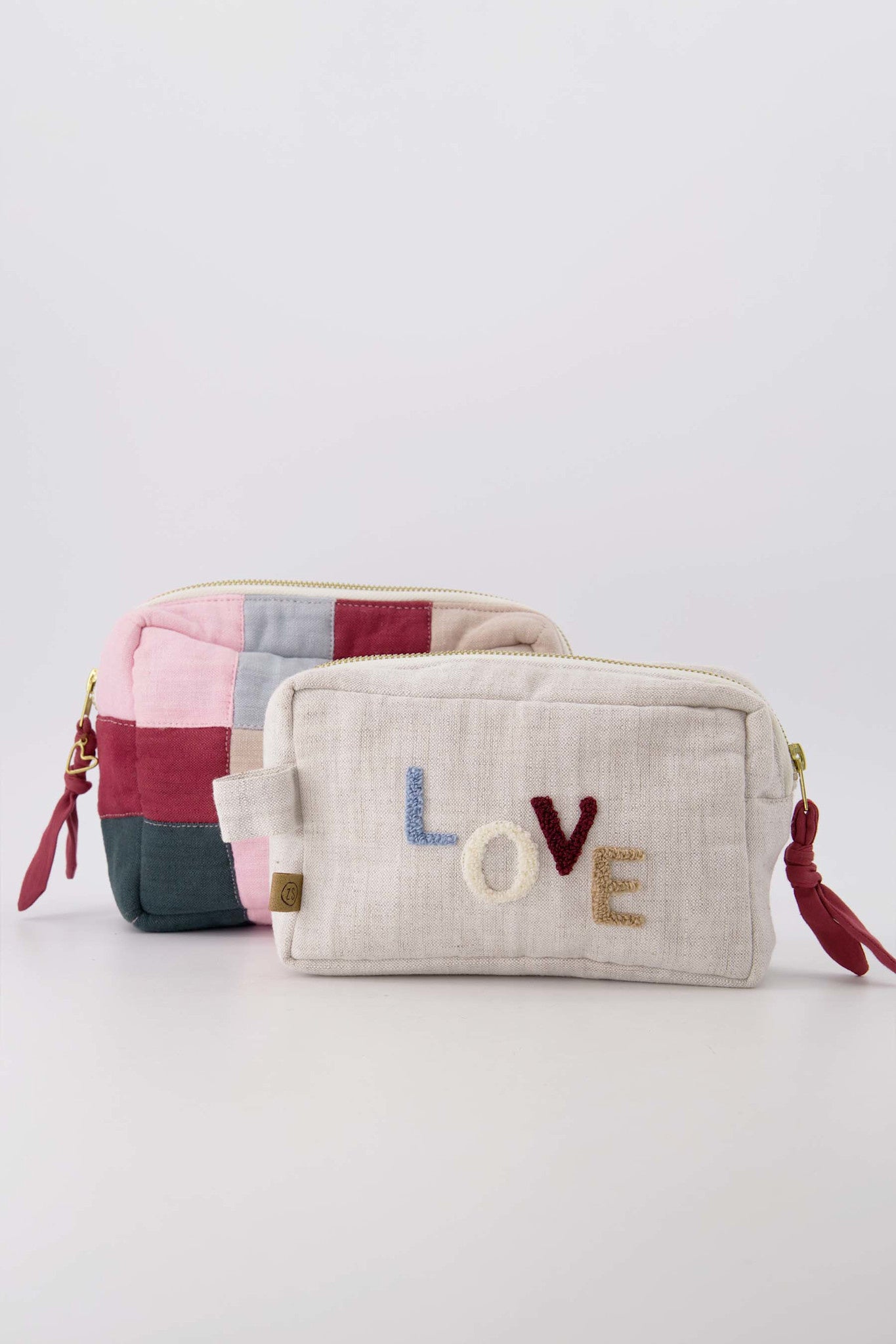 Toilettas quilted - multicolor