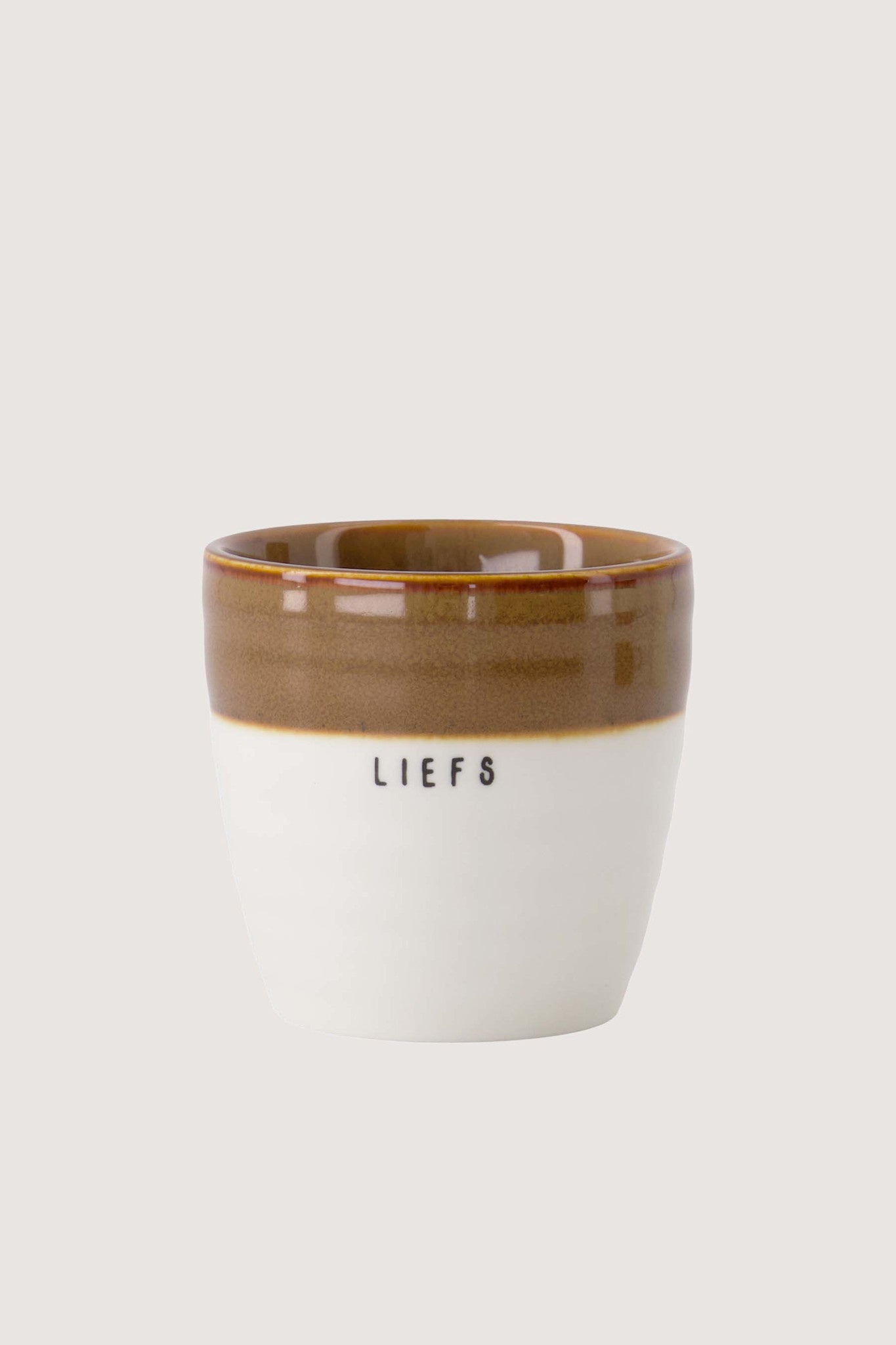 Espressomok 'Liefs'- bruin