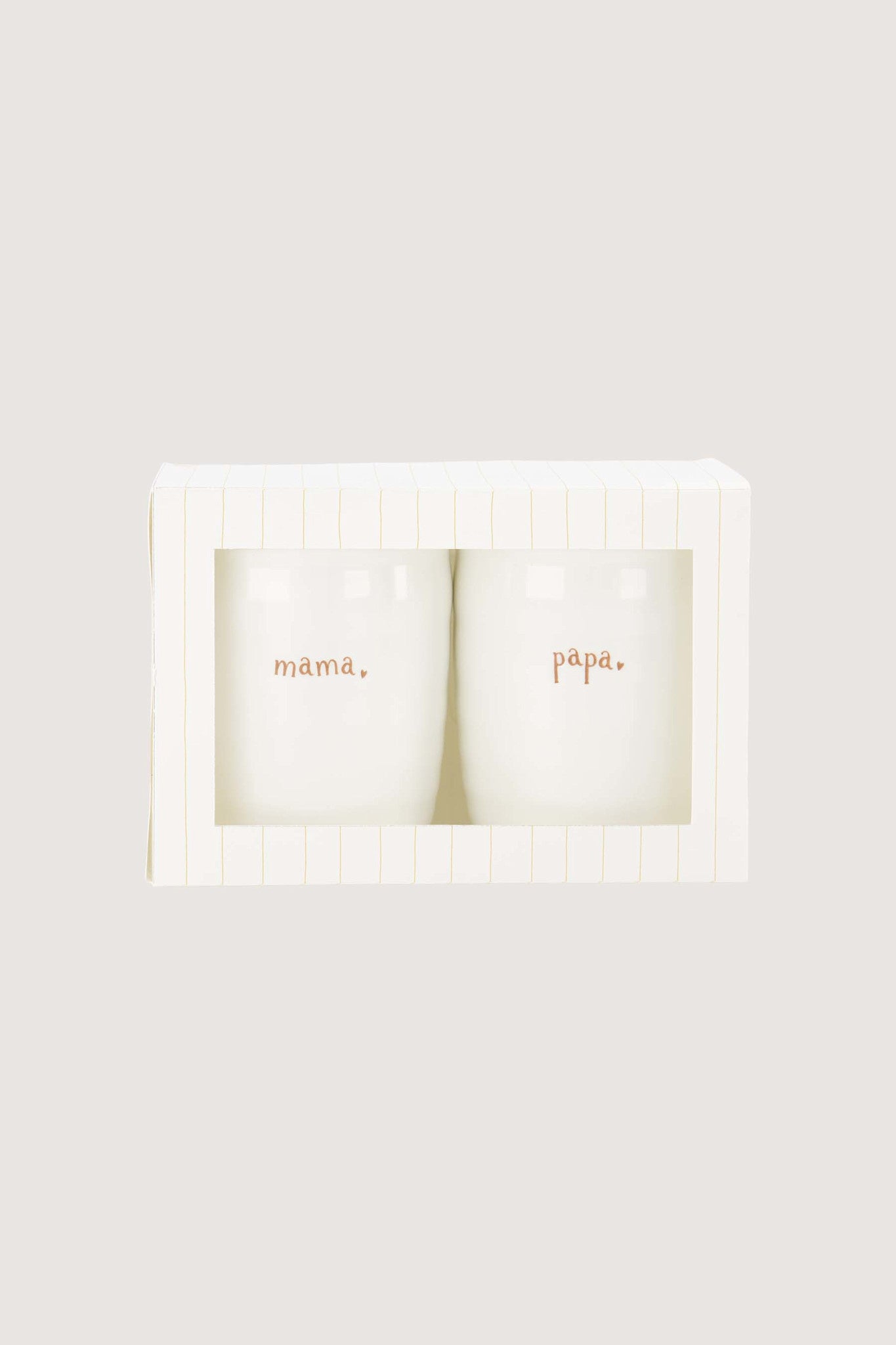 Set van 2 mokken 'mama & papa'