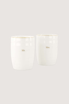 Set van 2 mokken in doosje 'Mr. & Mrs.'