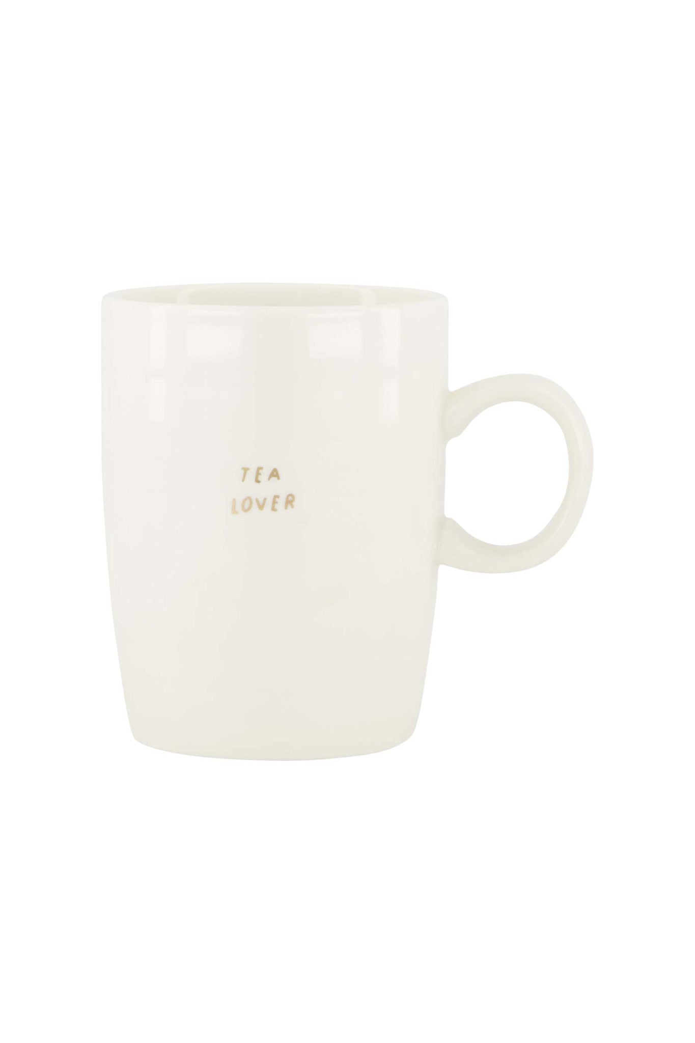 Theemok 'Tea lover' wit/goud