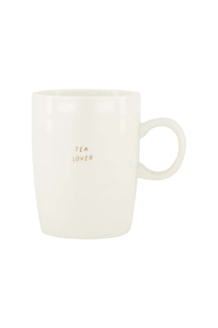 Theemok 'Tea lover' wit/goud