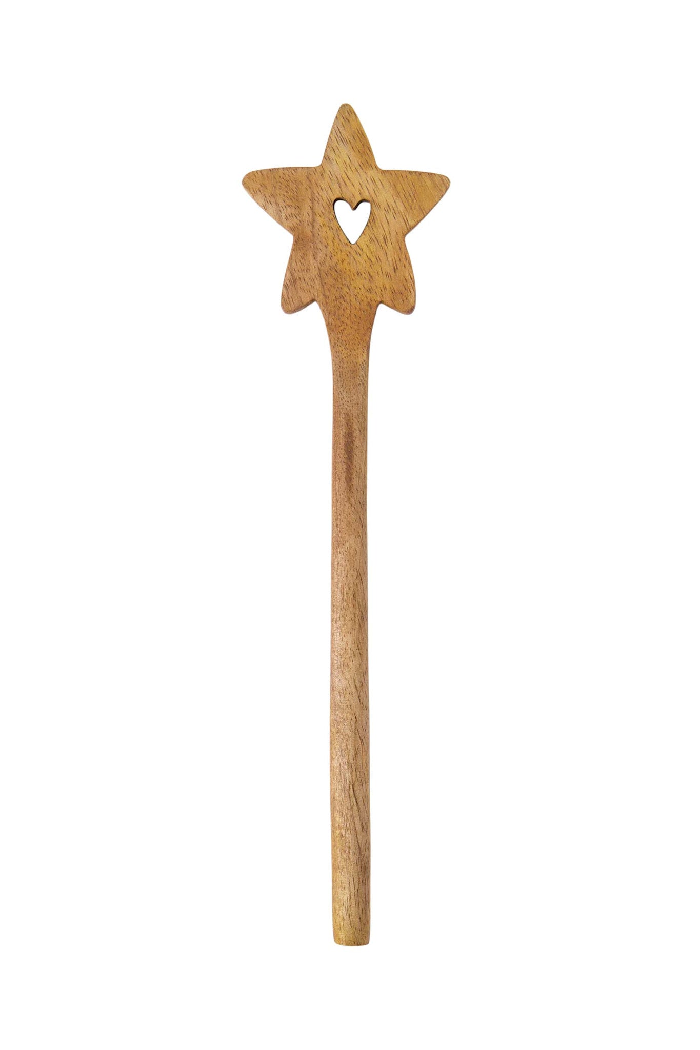 Houten spatel 'ster'