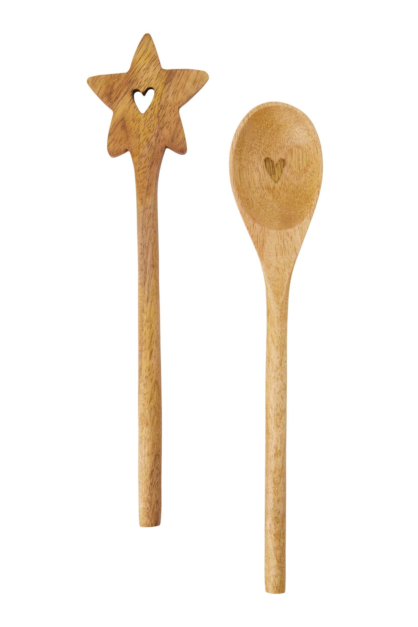 Houten spatel 'ster'
