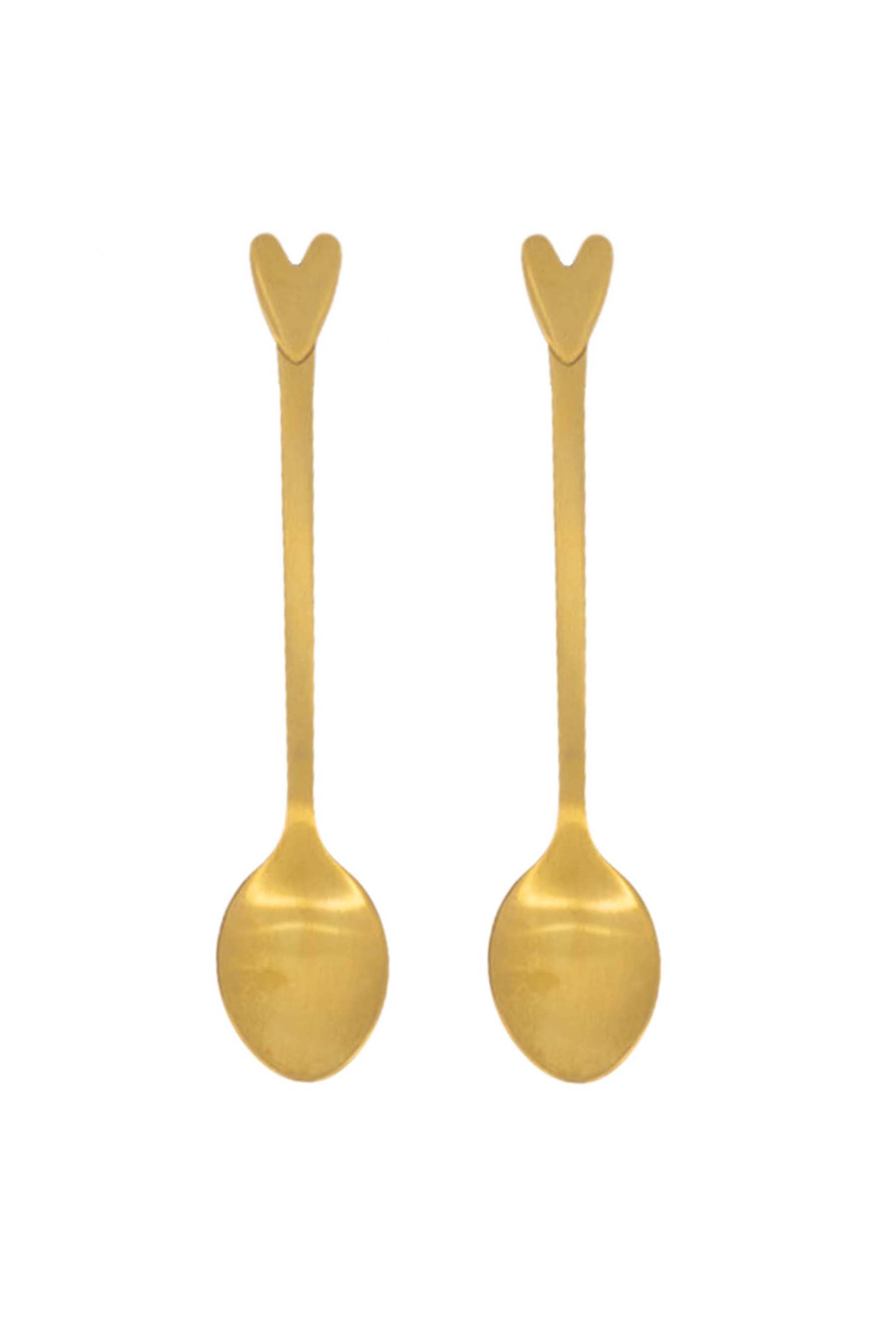 Set van 2 lepels met hartje