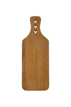 Houten apero-plank met hartjes