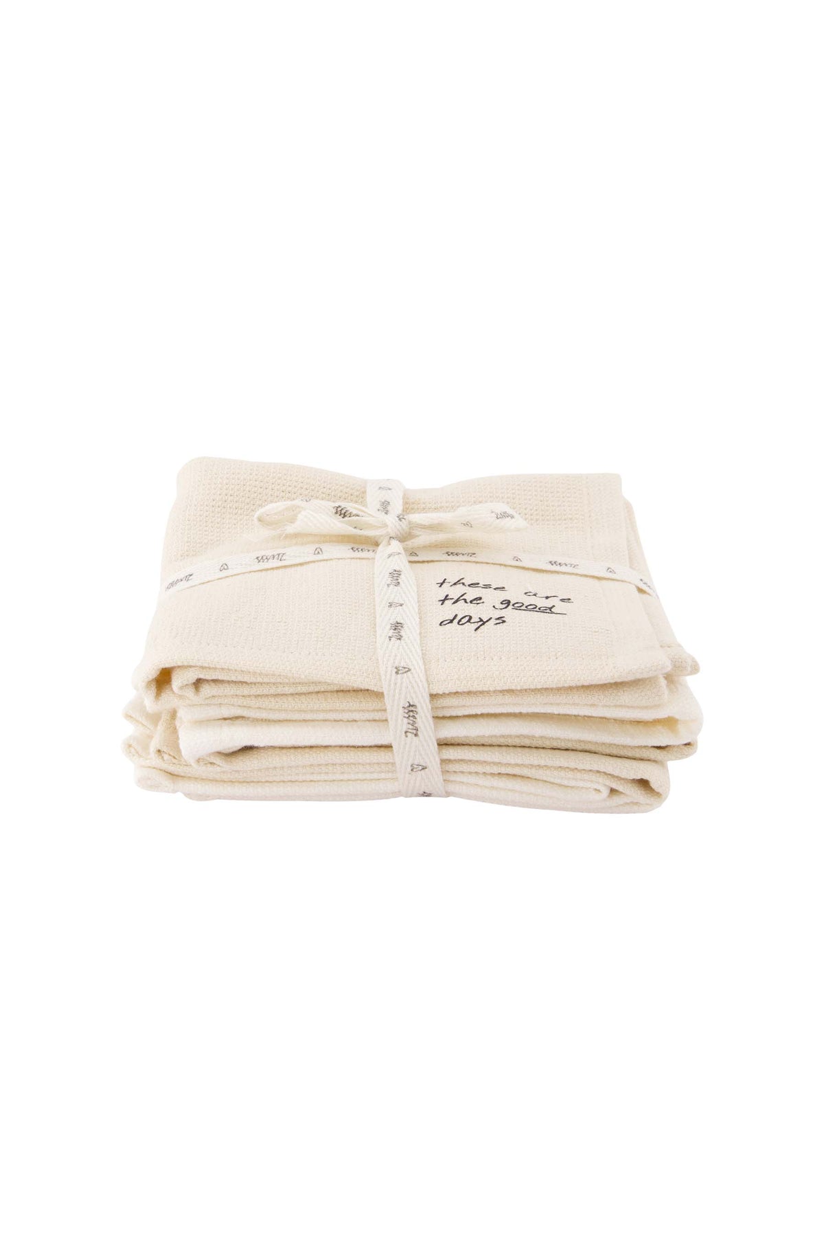 Set van 4 vatdoeken 'Love' - 'Cozy'