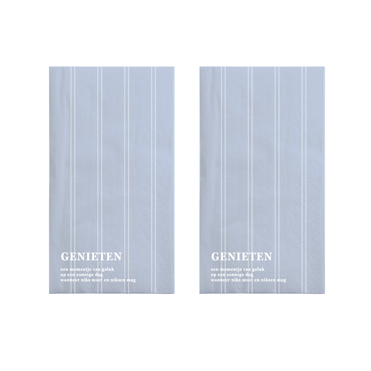 Servetten 'Genieten - een momentje van geluk...' - 15 stuks