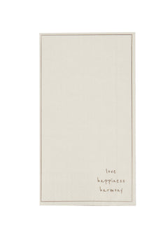 Servetten 'Love Happiness Harmony'