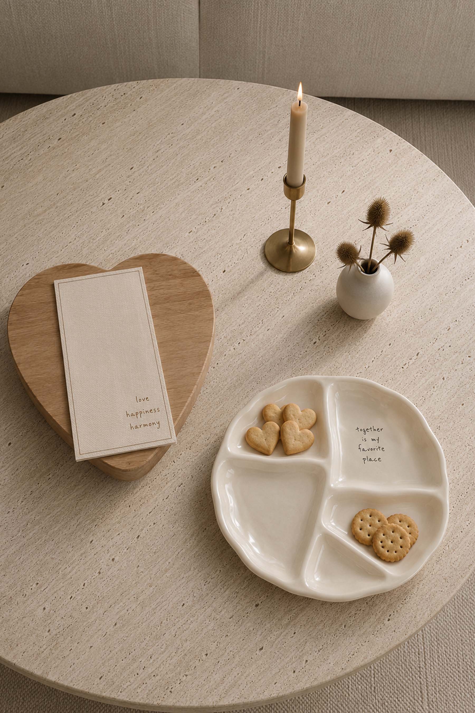 Servetten 'Love Happiness Harmony'