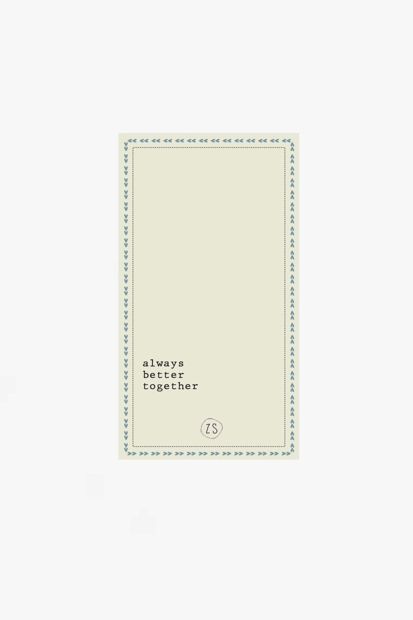 Servetten 'Always better together' - 11x20cm - 15st