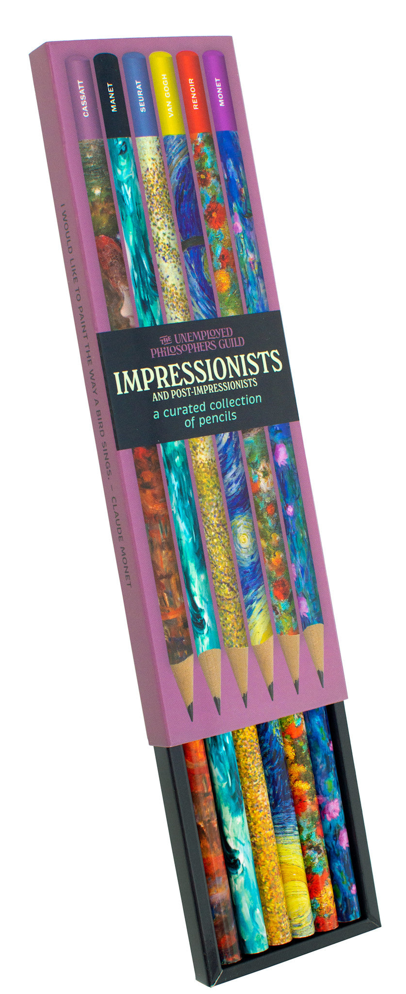 Set van 6 potloden - Impressionists