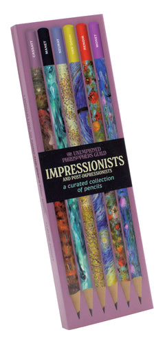 Set van 6 potloden - Impressionists