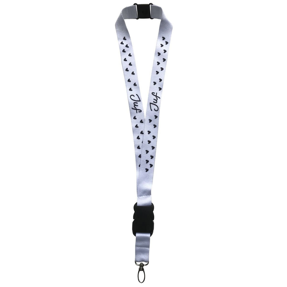 Key-cord 'Juf' - wit