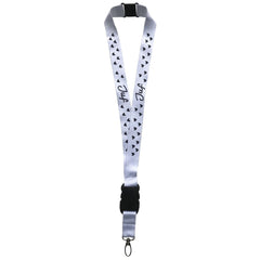 Key-cord 'Juf' - wit