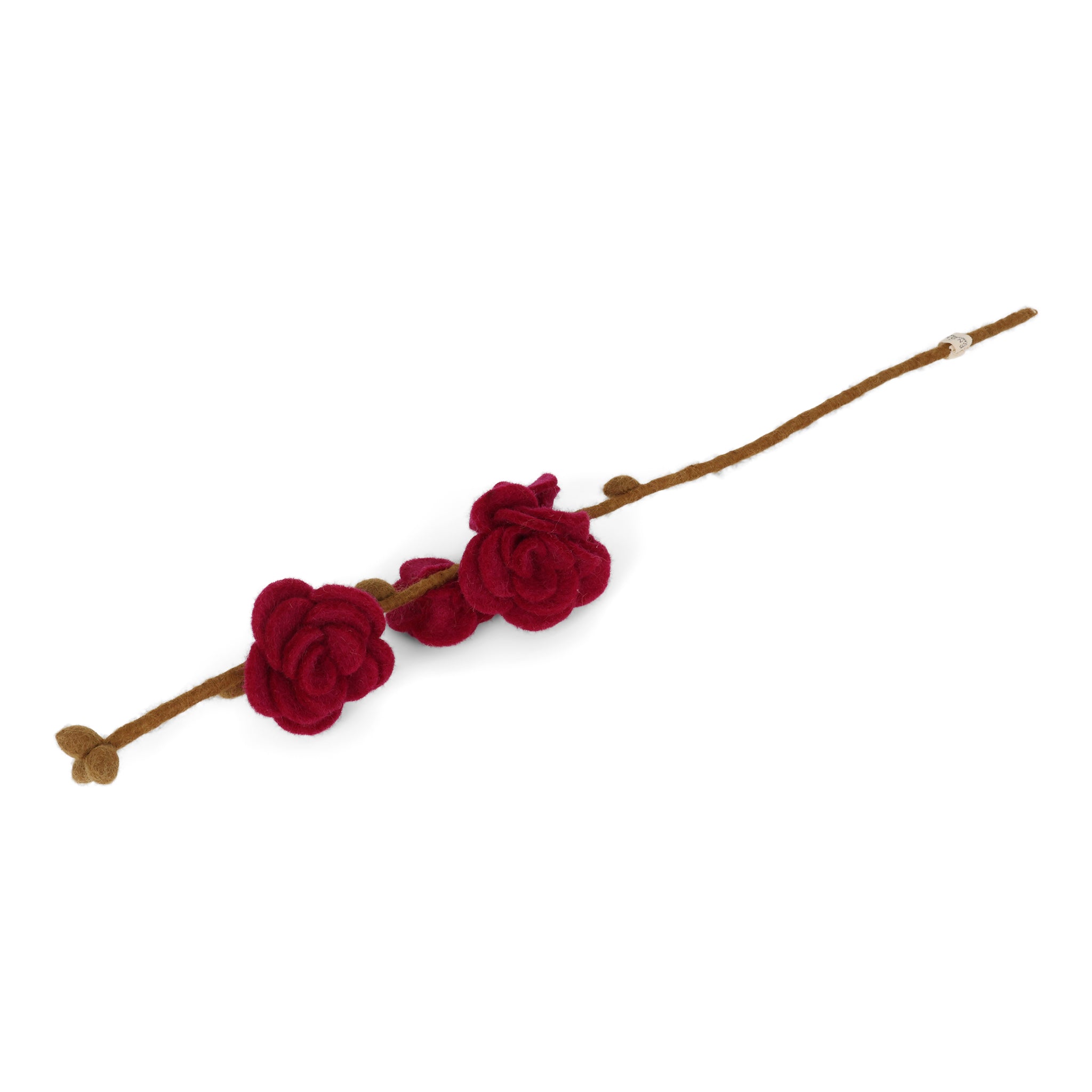 Branch with cerise roses