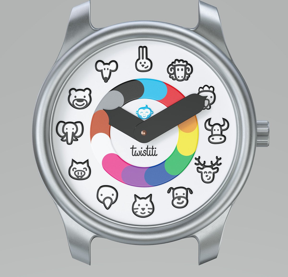 Uurwerk Twistiti dieren (wijzerplaat)