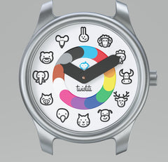 Uurwerk Twistiti dieren (wijzerplaat)