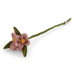 Bloemen op takje - dusty rose- 34 cm