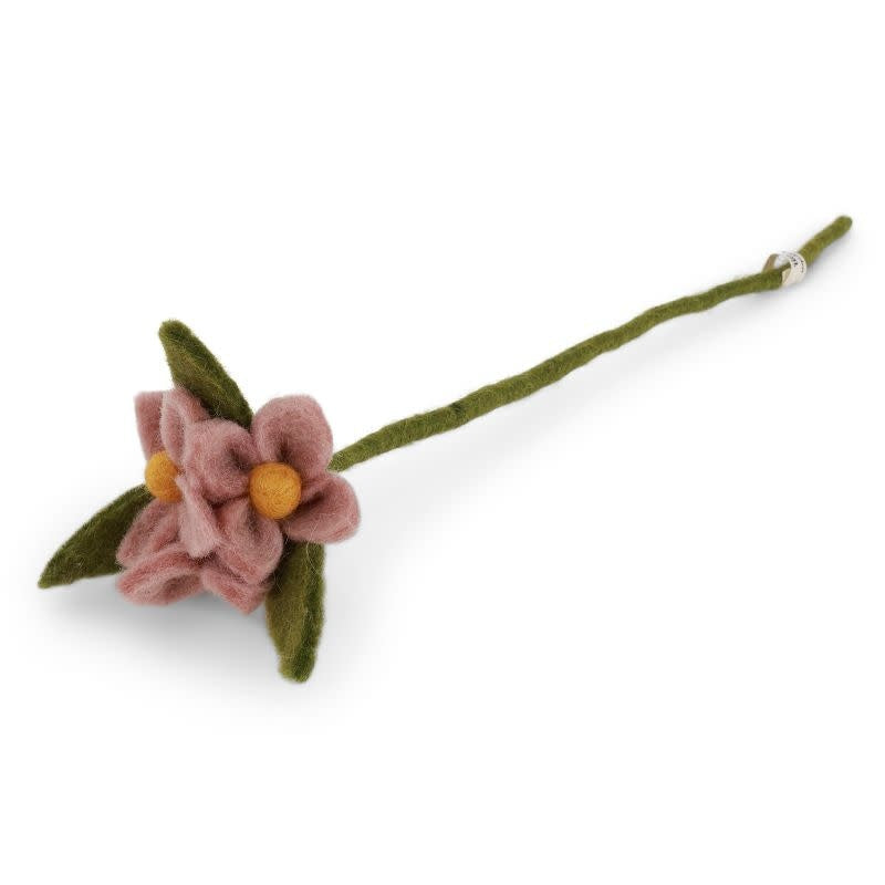 Bloemen op takje - dusty rose- 34 cm