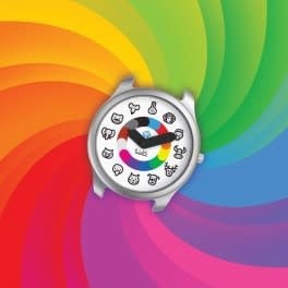 Uurwerk Twistiti dieren (wijzerplaat)