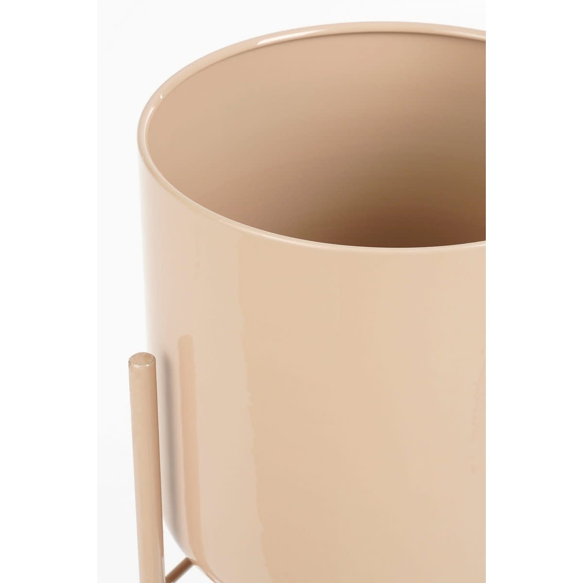 Colyn Bloempot op standaard - H60 xø19 cm - IJzer -Lichtroze