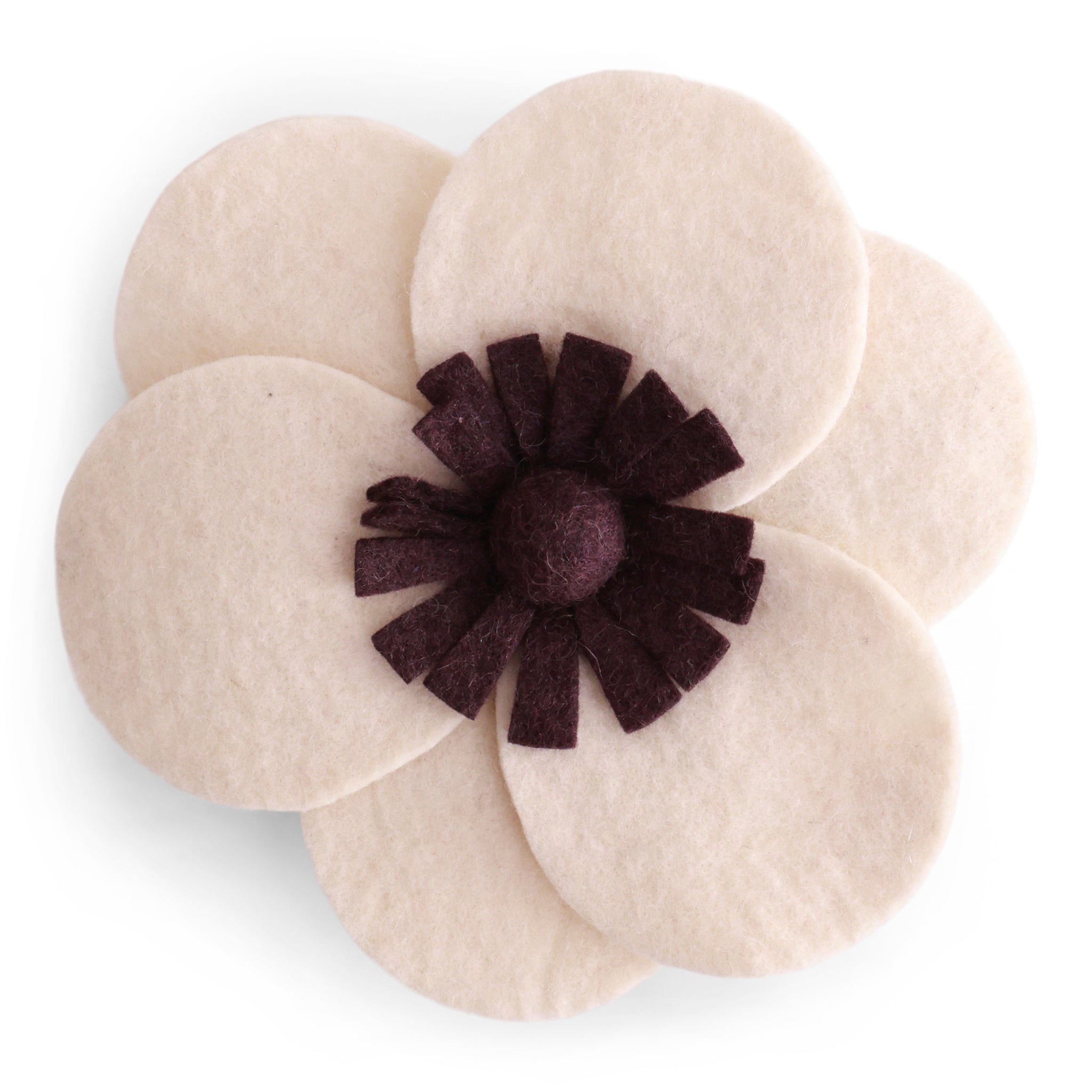 French Anemone Wall Deco - White
